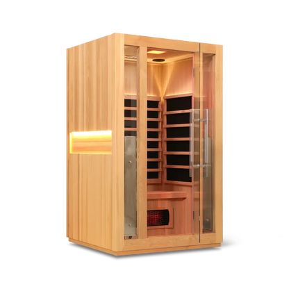 HealthSmart 2 Person Full Spectrum "Smart" WIFI Infrared Sauna HealthSmart