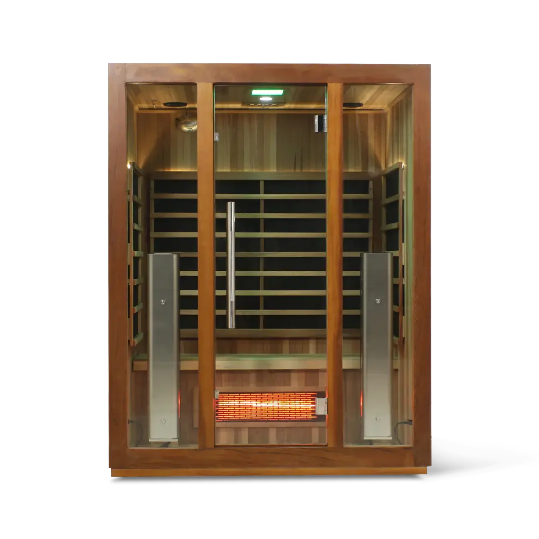 HealthSmart 3 Person Full Spectrum "Smart" WIFI Infrared Sauna HealthSmart