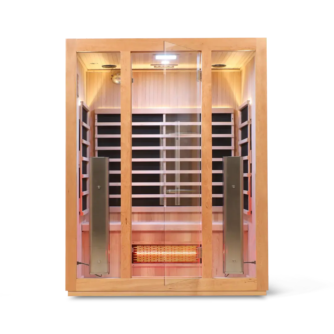HealthSmart 3 Person Full Spectrum "Smart" WIFI Infrared Sauna HealthSmart