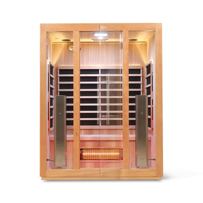 HealthSmart 3 Person Full Spectrum "Smart" WIFI Infrared Sauna HealthSmart