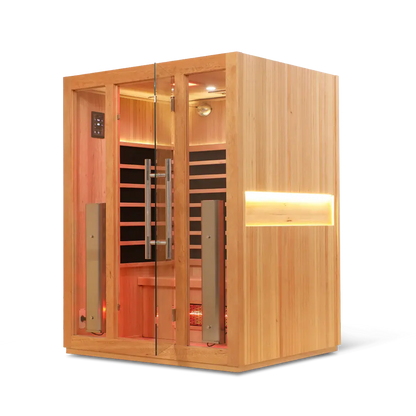 HealthSmart 3 Person Full Spectrum "Smart" WIFI Infrared Sauna HealthSmart