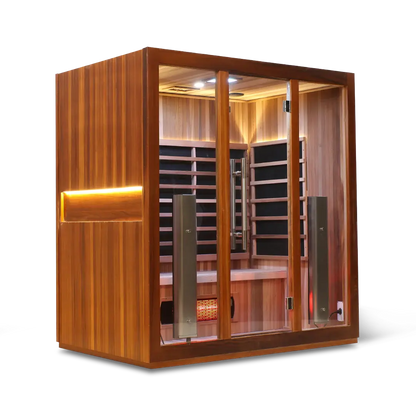 HealthSmart 4 Person Full Spectrum "Smart" WIFI Infrared Sauna HealthSmart
