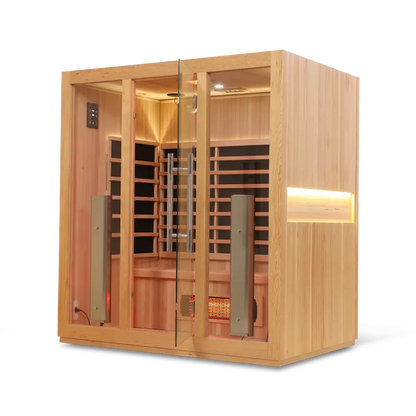 HealthSmart 4 Person Full Spectrum "Smart" WIFI Infrared Sauna HealthSmart