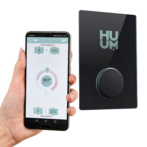UKU WiFi Sauna Control Panel Glass Finish