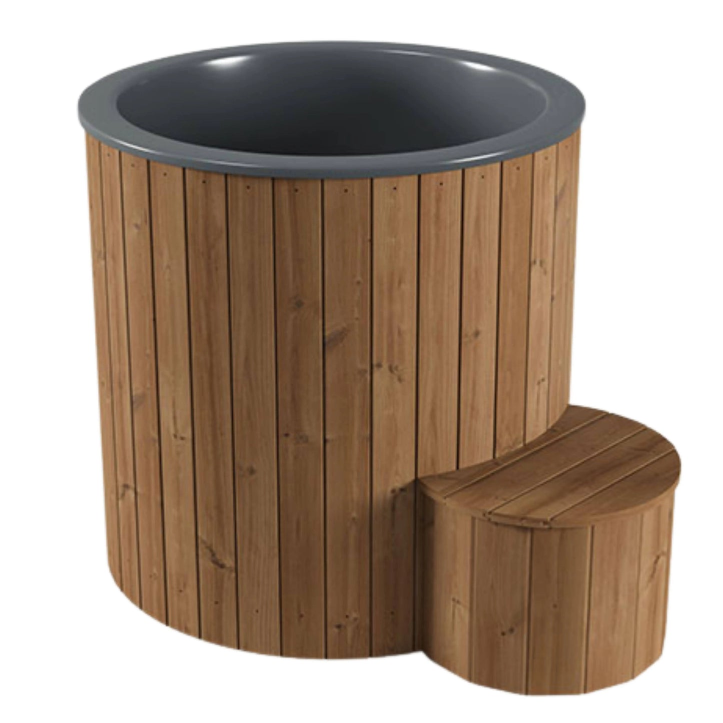 SaunaLife Model S1N (1-Person Cold/Hot Immersion Tub, Natural) SaunaLife