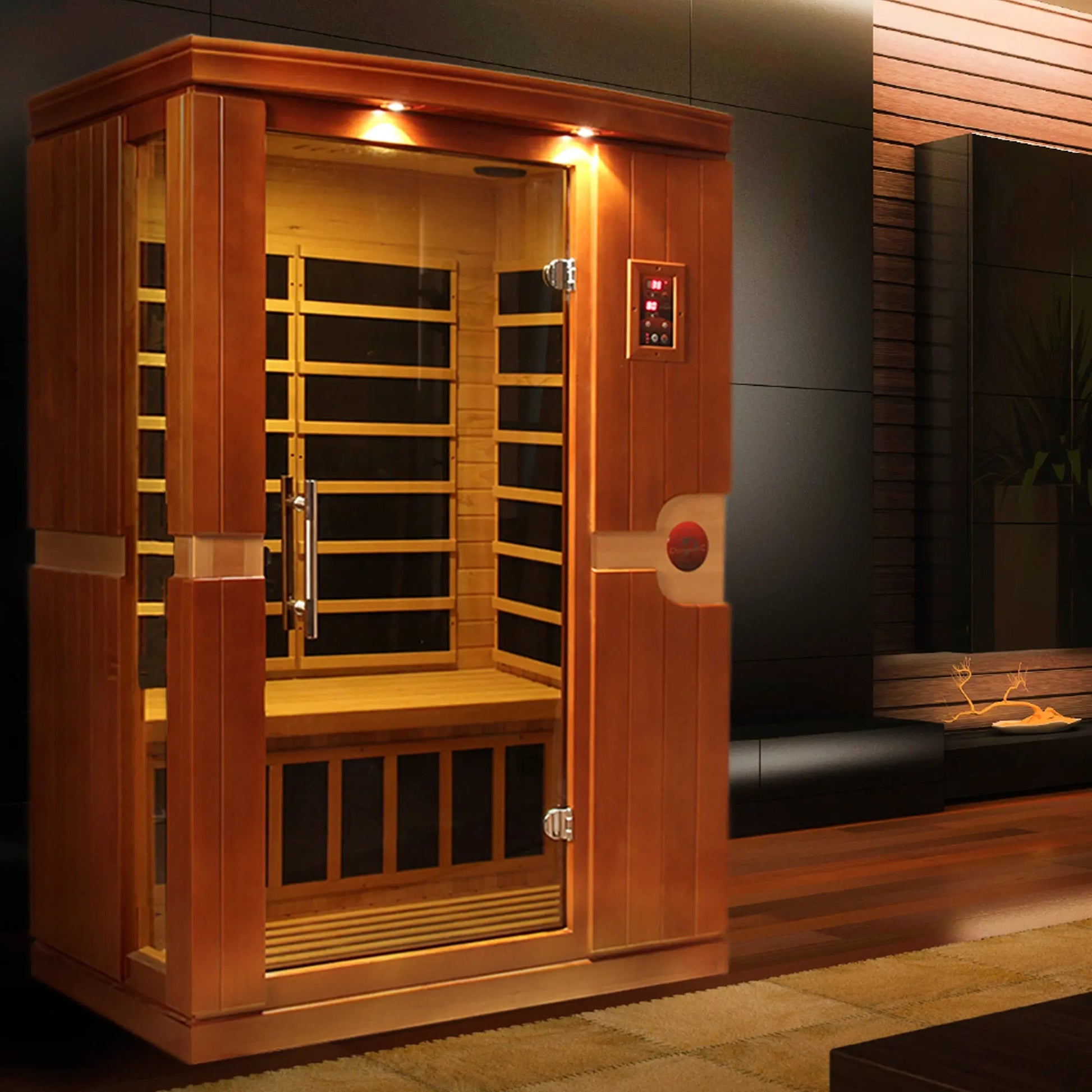 Dynamic "Venice" 2-Person Low EMF FAR Infrared Sauna (DYN-6210-01) Dynamic Saunas