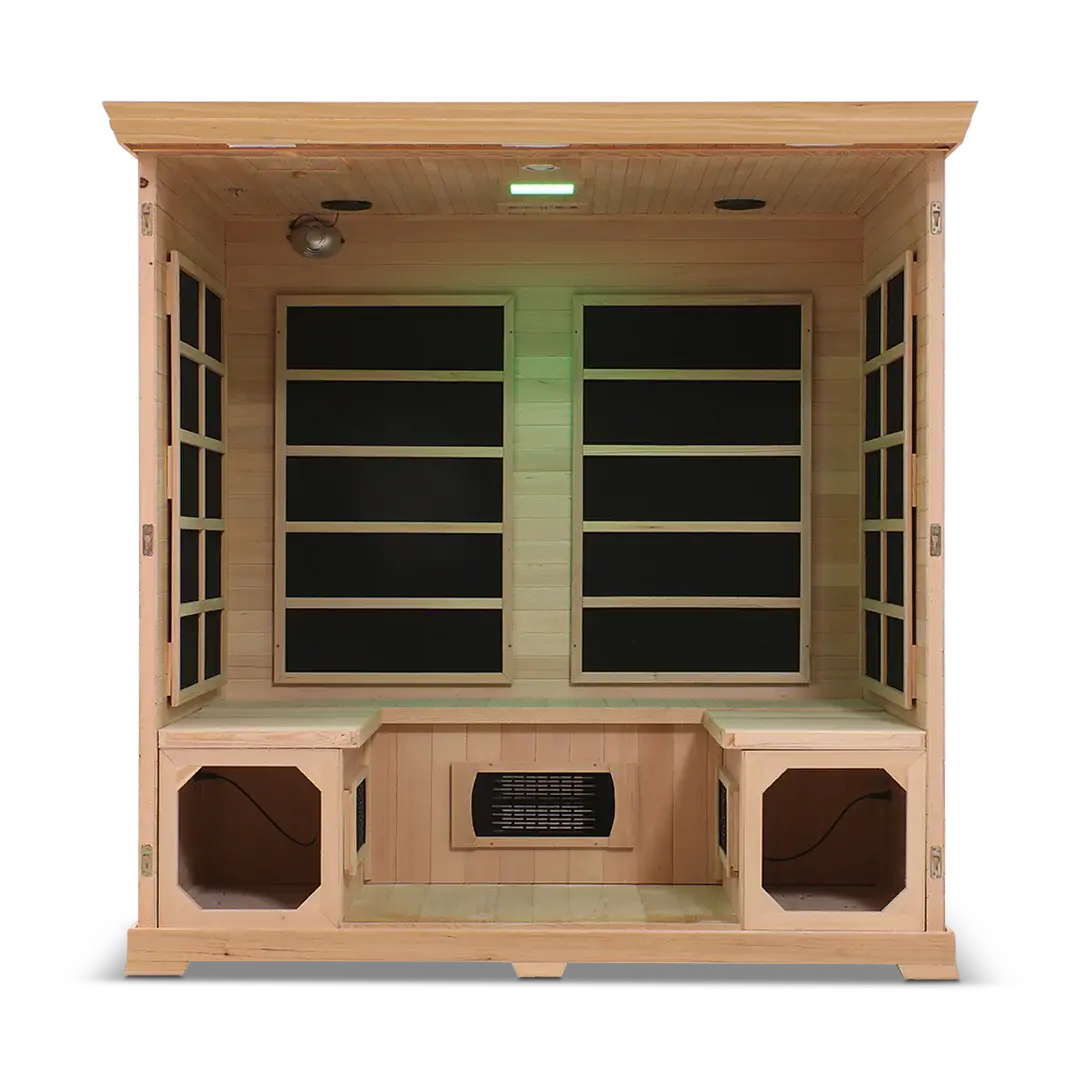 HealthSmart 4 Person Full Spectrum Infrared Sauna HealthSmart