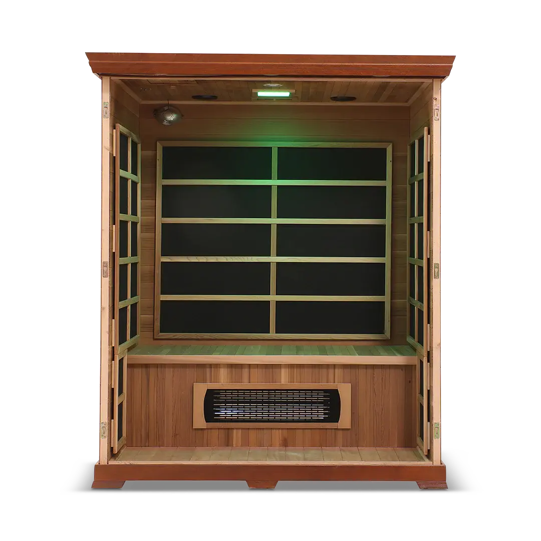 HealthSmart 3 Person Full Spectrum Infrared Sauna HealthSmart
