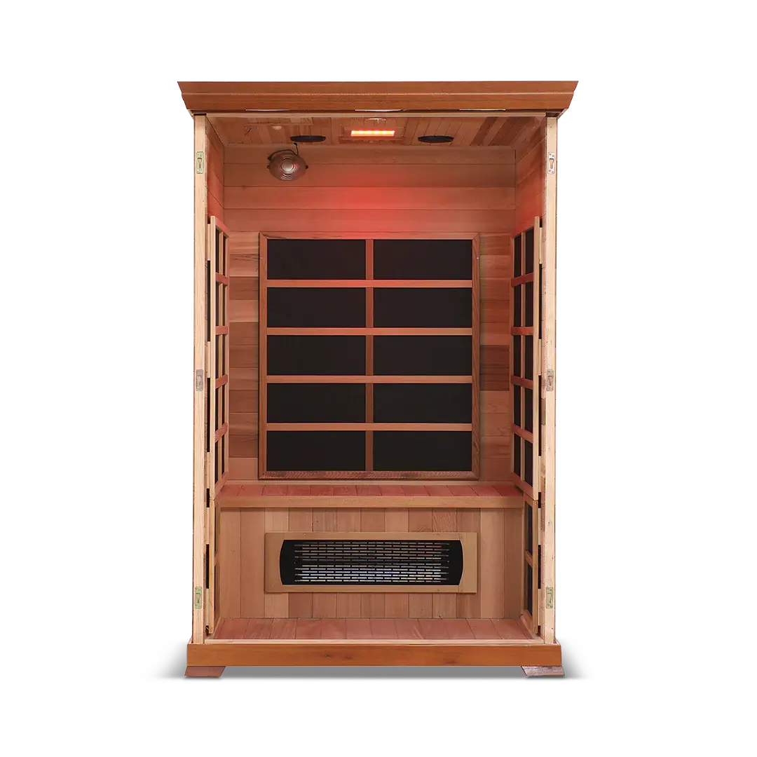 HealthSmart 2 Person Full Spectrum Infrared Sauna HealthSmart