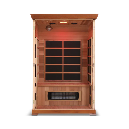 HealthSmart 2 Person Full Spectrum Infrared Sauna HealthSmart