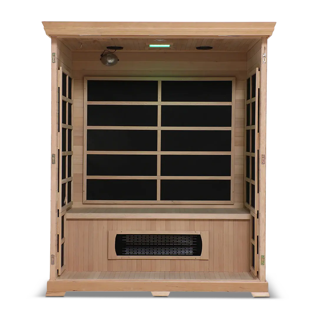 HealthSmart 3 Person Full Spectrum Infrared Sauna HealthSmart