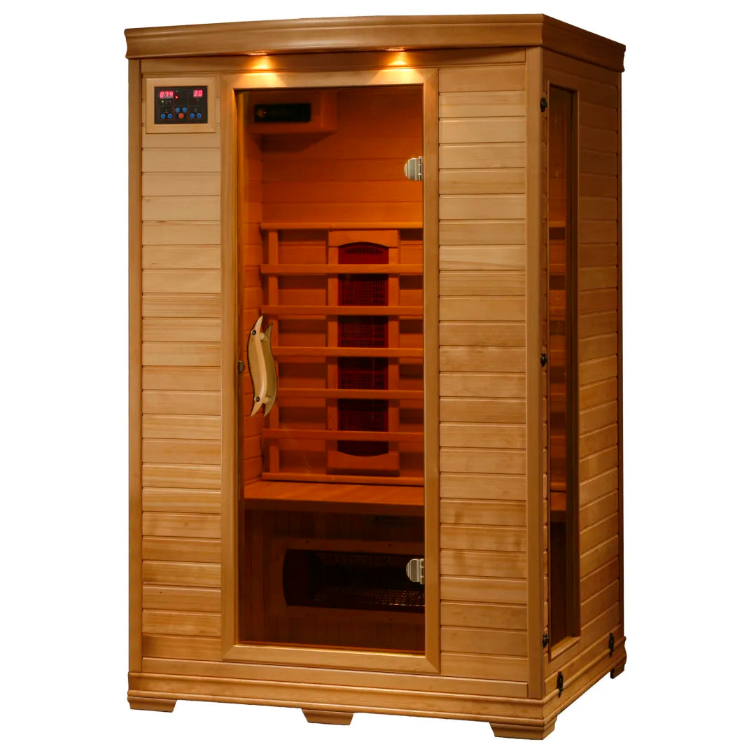Coronado 2-Person Hemlock Deluxe Ceramic Sauna