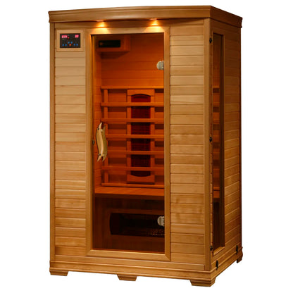 Coronado 2-Person Hemlock Deluxe Ceramic Sauna