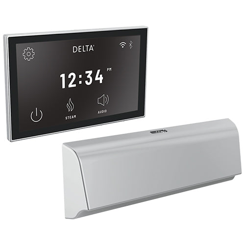 Delta SteamScape Deluxe System with Digital Interface and Steam Head