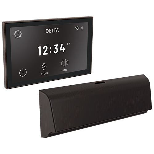 Delta SteamScape Deluxe System with Digital Interface and Steam Head