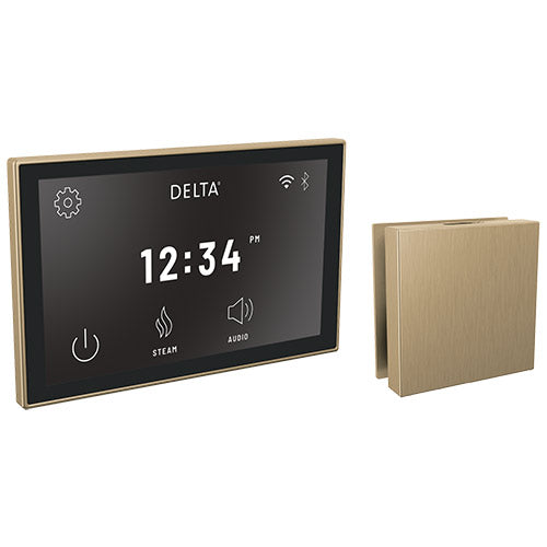 Delta SteamScape Deluxe System with Digital Interface and Square Steam Head