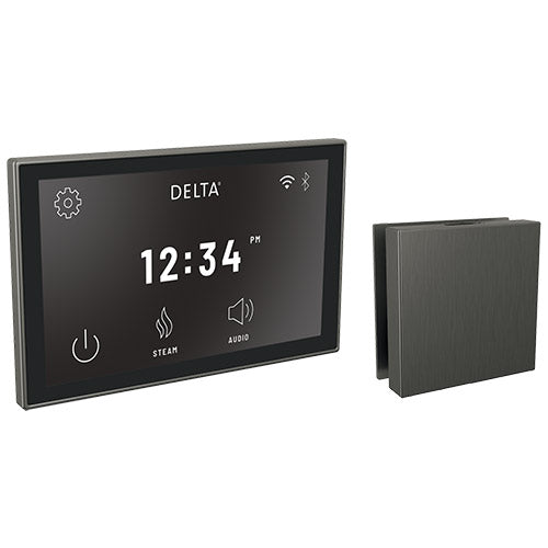 Delta SteamScape Deluxe System with Digital Interface and Square Steam Head