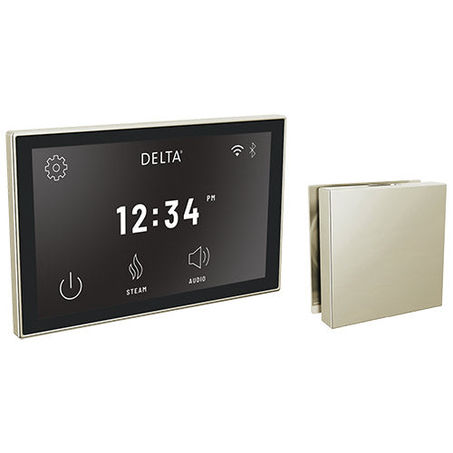 Delta SteamScape Deluxe System with Digital Interface and Square Steam Head