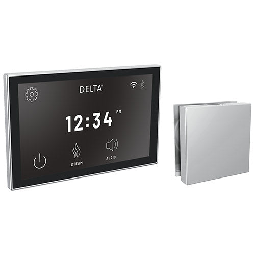 Delta SteamScape Deluxe System with Digital Interface and Square Steam Head