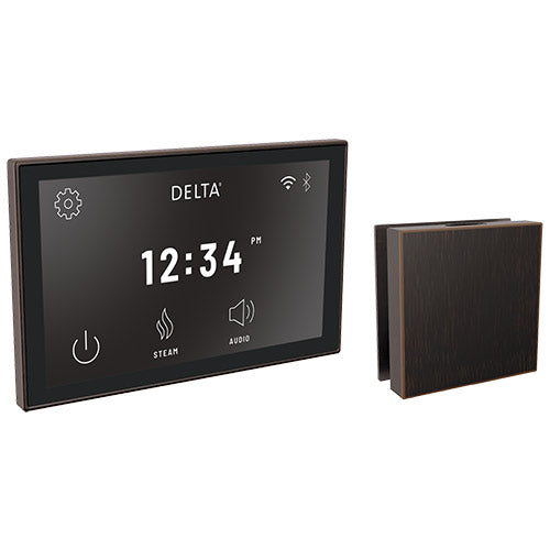 Delta SteamScape Deluxe System with Digital Interface and Square Steam Head