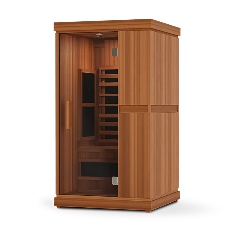 Finnmark FD-1 Full-Spectrum Infrared Sauna (1-Person Home Infrared Sauna, 38”W x 38”D x 78”H) Finnmark