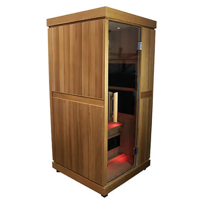 Finnmark FD-1 Full-Spectrum Infrared Sauna (1-Person Home Infrared Sauna, 38”W x 38”D x 78”H) Finnmark