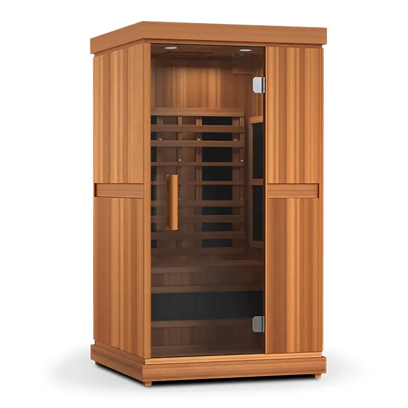 Finnmark FD-1 Full-Spectrum Infrared Sauna (1-Person Home Infrared Sauna, 38”W x 38”D x 78”H) Finnmark