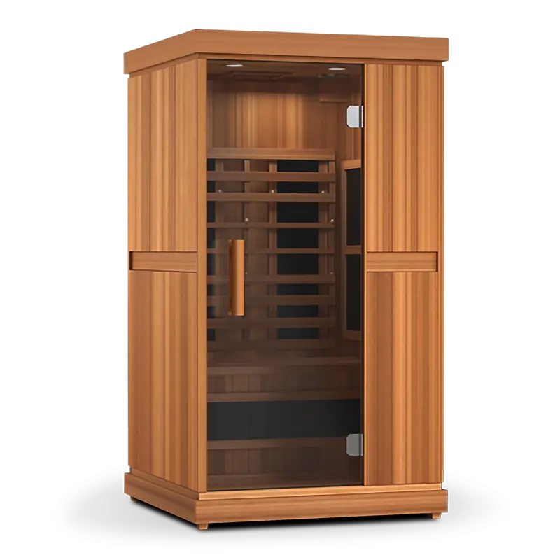 Finnmark FD-1 Full-Spectrum Infrared Sauna (1-Person Home Infrared Sauna, 38”W x 38”D x 78”H) Finnmark