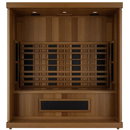 Finnmark FD-3 Full Spectrum Infrared Sauna (4-Person Home Infrared Sauna, 72"W x 46"D x 78"H) Finnmark