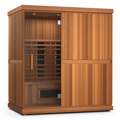 Finnmark FD-3 Full Spectrum Infrared Sauna (4-Person Home Infrared Sauna, 72"W x 46"D x 78"H) Finnmark