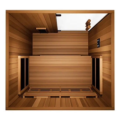 Finnmark FD-2 Full-Spectrum Infrared Sauna (2-Person Home Infrared Sauna, 48”W x 44”D x 78”H) Finnmark