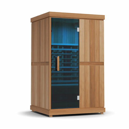 Finnmark FD-2 Full-Spectrum Infrared Sauna (2-Person Home Infrared Sauna, 48”W x 44”D x 78”H) Finnmark