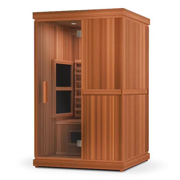 Finnmark FD-2 Full-Spectrum Infrared Sauna (2-Person Home Infrared Sauna, 48”W x 44”D x 78”H) Finnmark