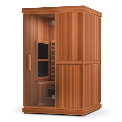 Finnmark FD-2 Full-Spectrum Infrared Sauna (2-Person Home Infrared Sauna, 48”W x 44”D x 78”H) Finnmark