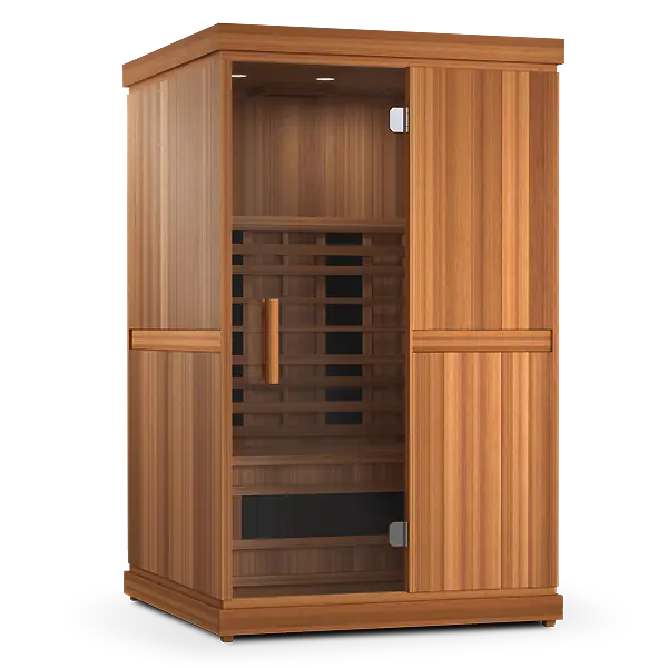 Finnmark FD-2 Full-Spectrum Infrared Sauna (2-Person Home Infrared Sauna, 48”W x 44”D x 78”H) Finnmark