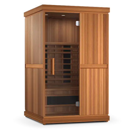 Finnmark FD-2 Full-Spectrum Infrared Sauna (2-Person Home Infrared Sauna, 48”W x 44”D x 78”H) Finnmark
