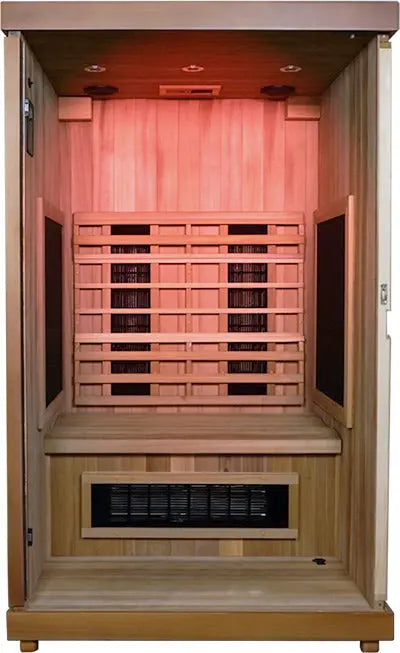 Finnmark FD-2 Full-Spectrum Infrared Sauna (2-Person Home Infrared Sauna, 48”W x 44”D x 78”H) Finnmark