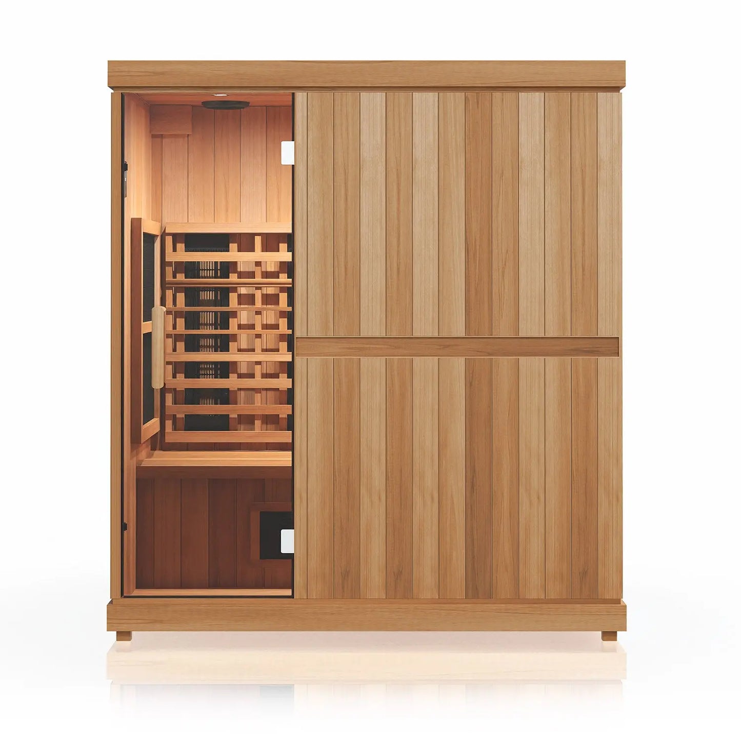 Finnmark FD-3 Full Spectrum Infrared Sauna (4-Person Home Infrared Sauna, 72"W x 46"D x 78"H) Finnmark