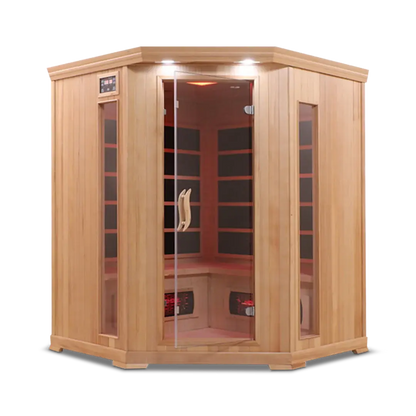 HealthSmart 4 Person Full Spectrum Corner Infrared Sauna HealthSmart