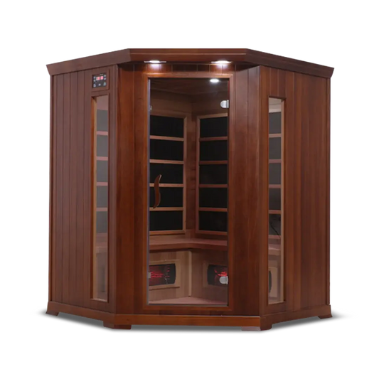 HealthSmart 4 Person Full Spectrum Corner Infrared Sauna HealthSmart