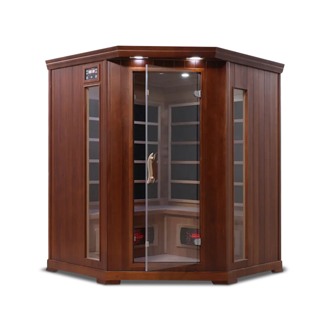 HealthSmart 4 Person Full Spectrum Corner Infrared Sauna HealthSmart