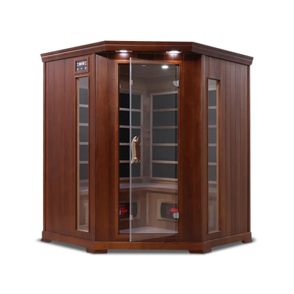 HealthSmart 4 Person Full Spectrum Corner Infrared Sauna HealthSmart