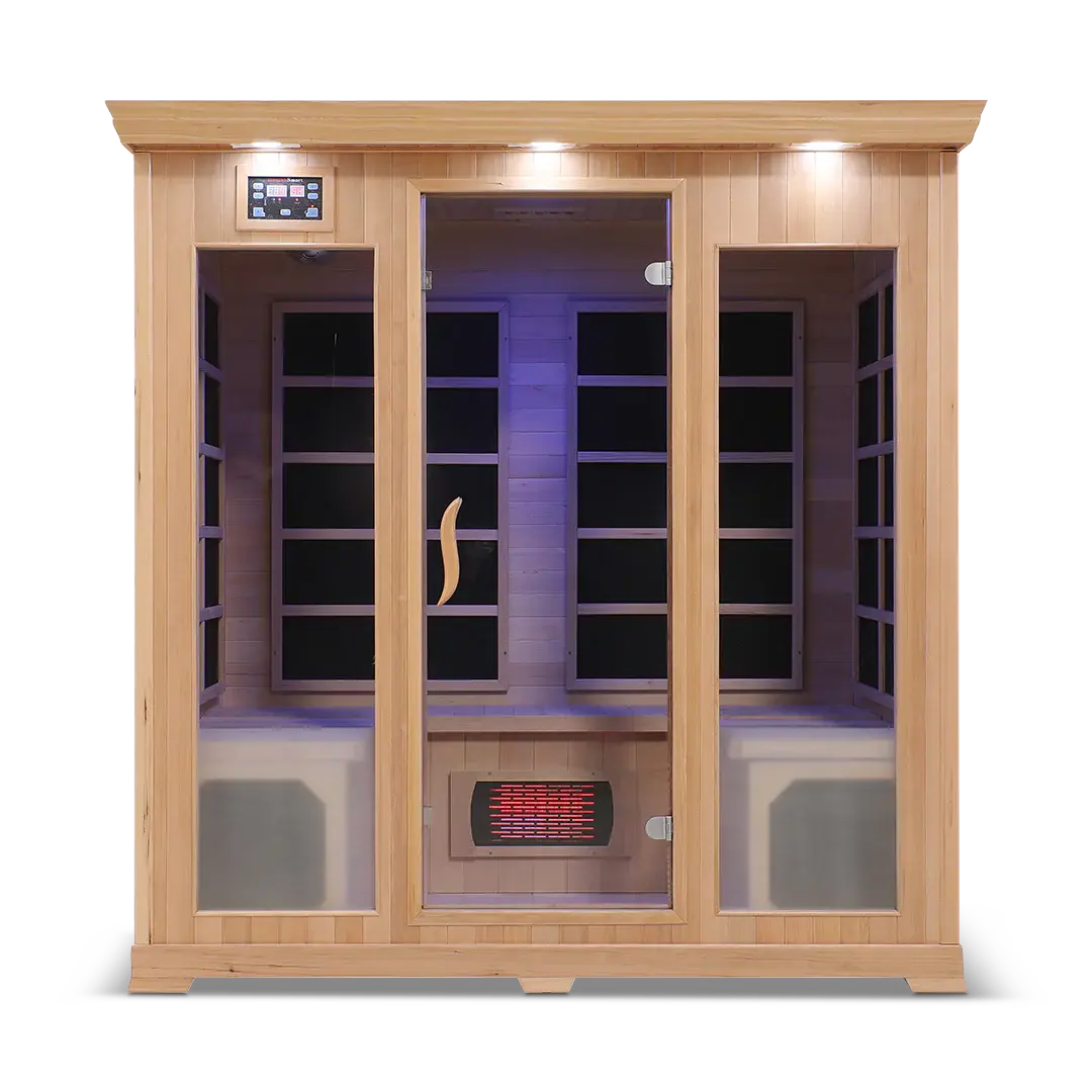 HealthSmart 4 Person Full Spectrum Infrared Sauna HealthSmart