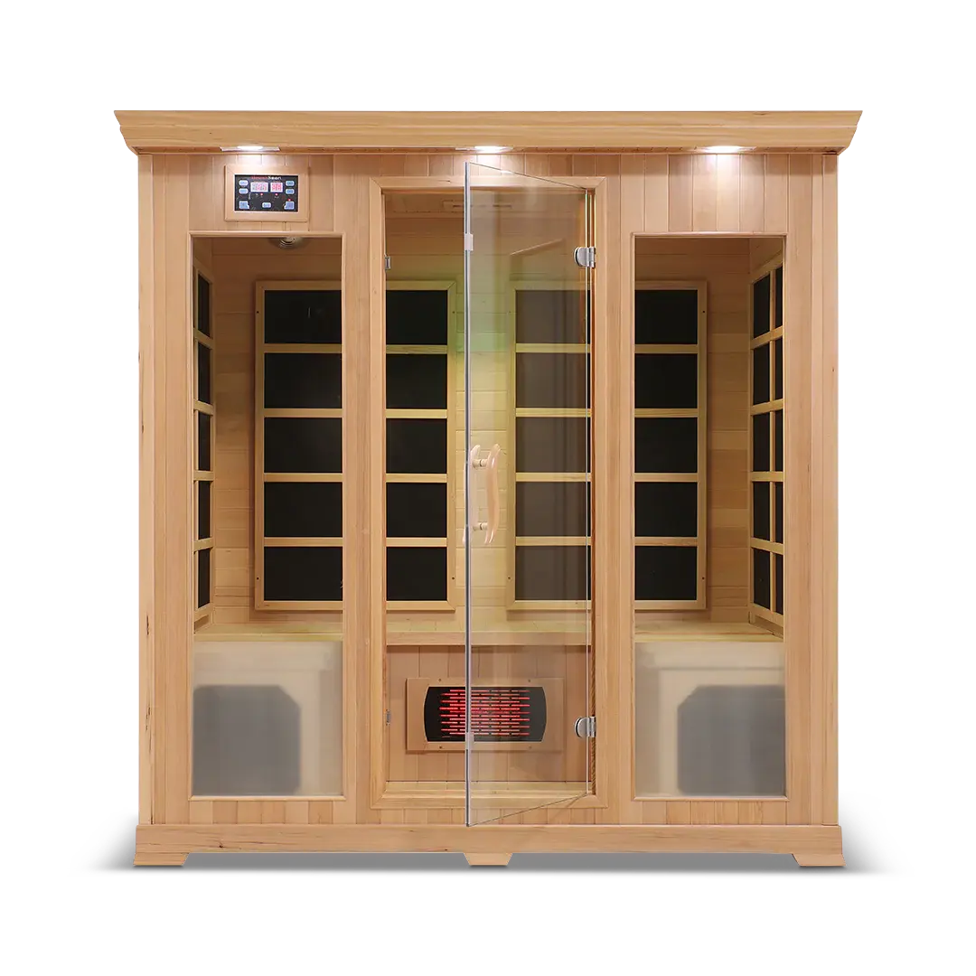 HealthSmart 4 Person Full Spectrum Infrared Sauna HealthSmart