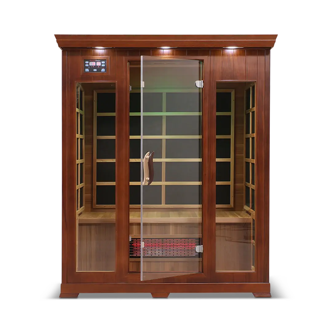 HealthSmart 3 Person Full Spectrum Infrared Sauna HealthSmart