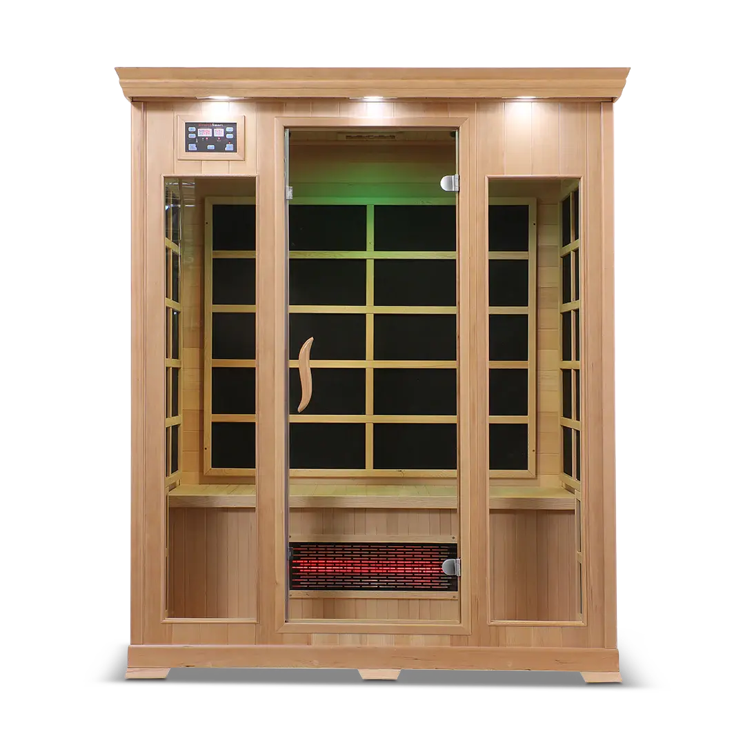 HealthSmart 3 Person Full Spectrum Infrared Sauna HealthSmart