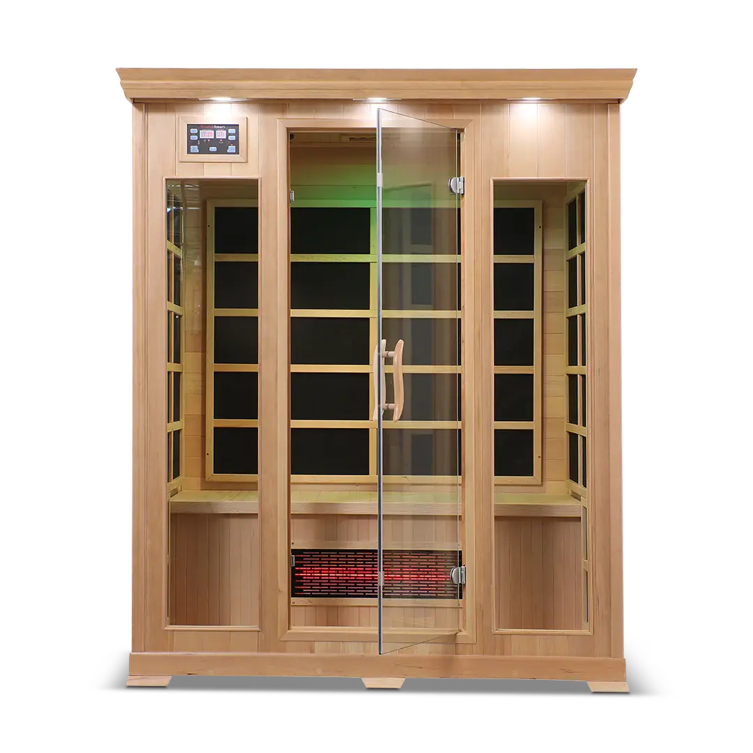 HealthSmart 3 Person Full Spectrum Infrared Sauna HealthSmart
