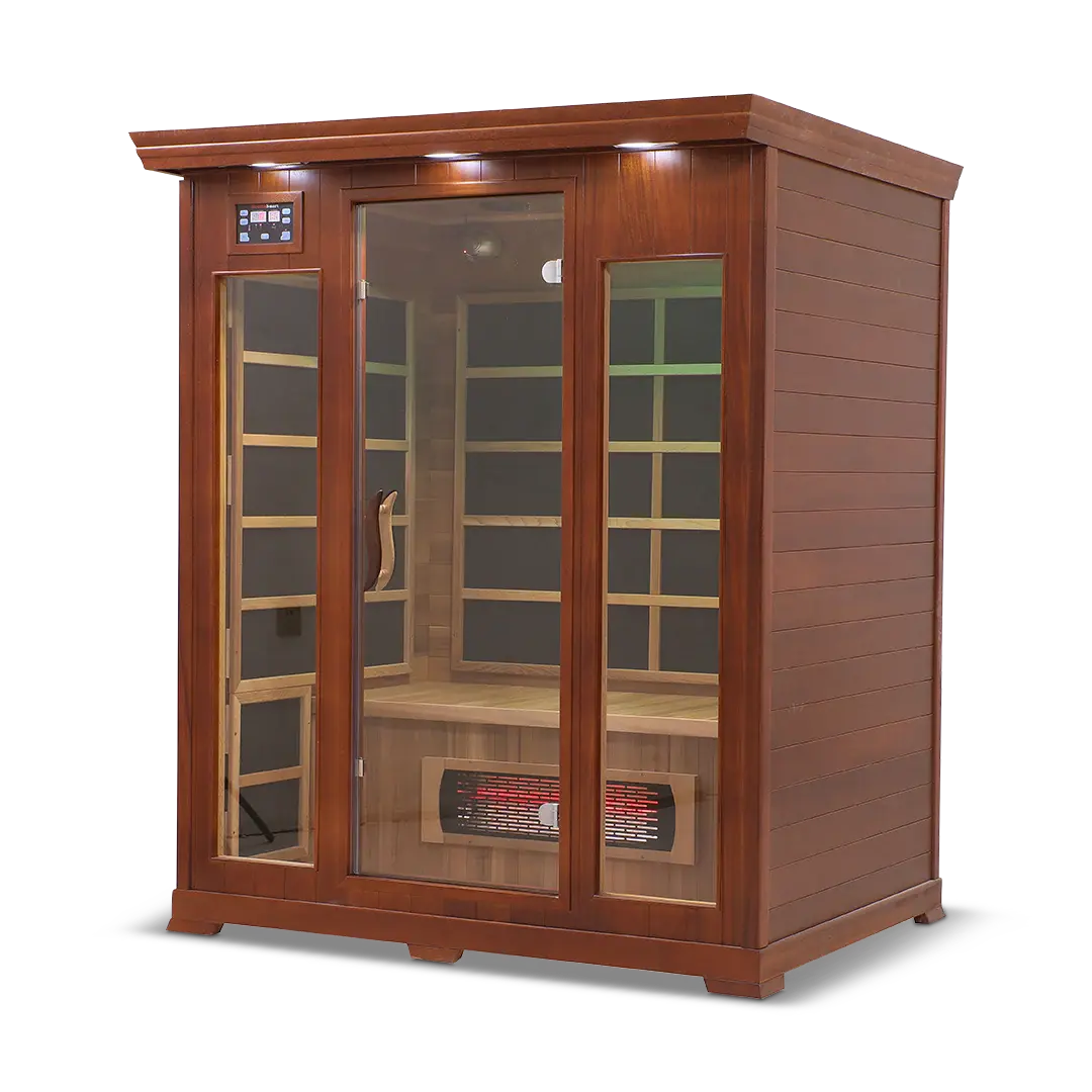 HealthSmart 3 Person Full Spectrum Infrared Sauna HealthSmart