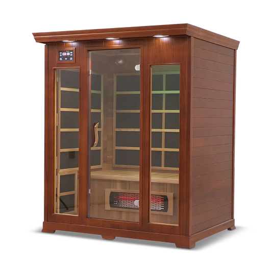 HealthSmart 3 Person Full Spectrum Infrared Sauna HealthSmart