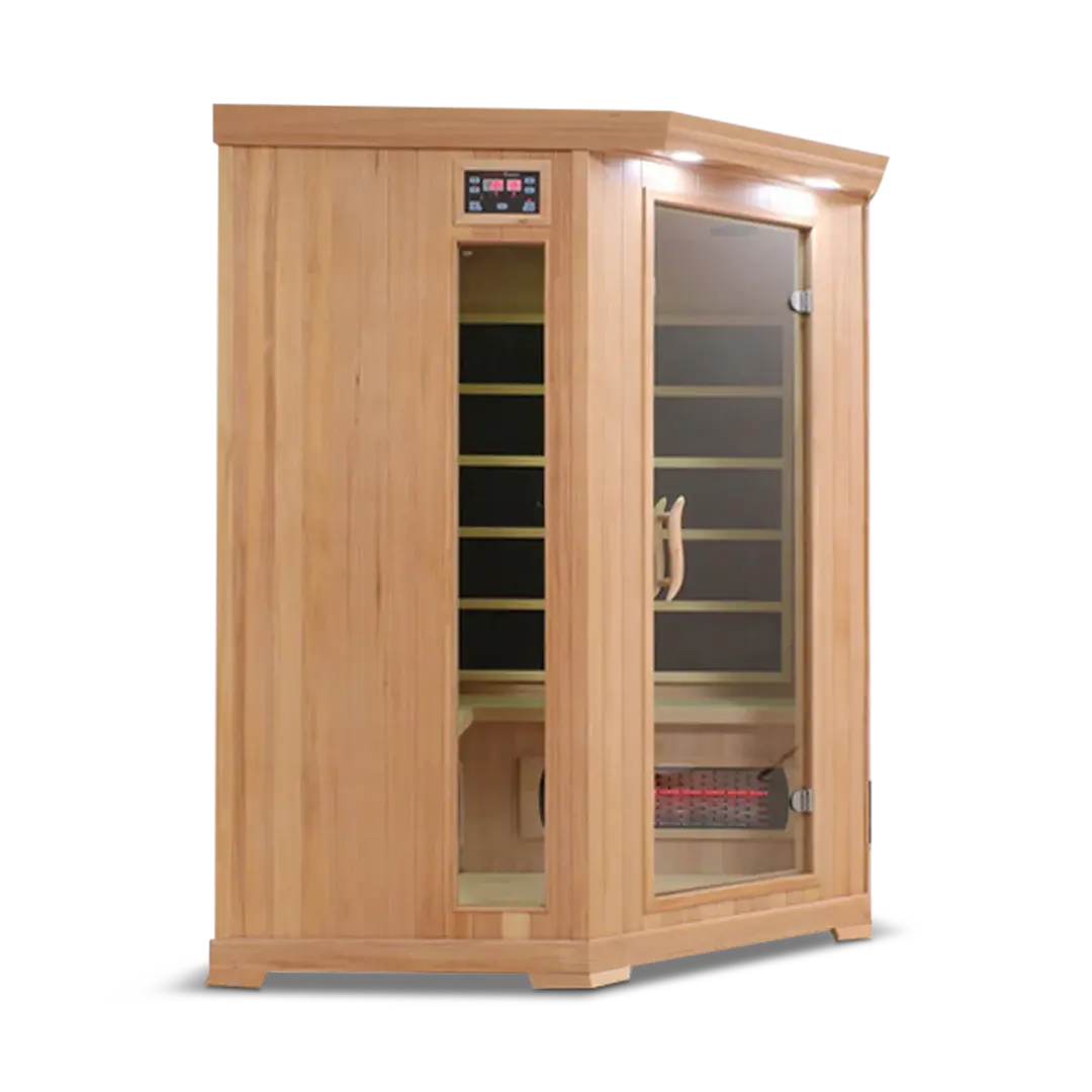 HealthSmart 4 Person Full Spectrum Corner Infrared Sauna HealthSmart